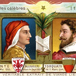 Dante Allighieri and Torquato Tasso, c1900
