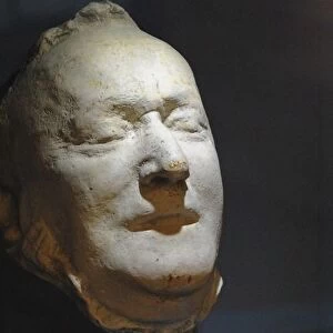 The death mask of Richard Wagner, 1883