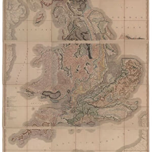 Delineation of the Strata of England and Wales with a Part of Scotland (The first geological map of Artist: Smith, William (1769-1839)