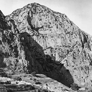 Delphi and the Phaedriades on Mount Parnassus, Greece, 1937. Artist: Martin Hurlimann