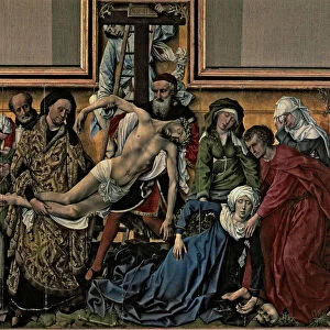 The Descent from the Cross, considered the masterpiece of Flemish painter Rogier