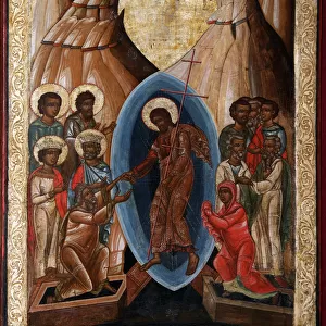 The Descent into Hell, Early16th cen Artist: Russian icon
