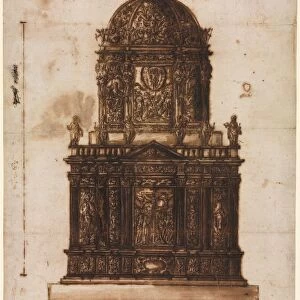 Design for a Ciborium, 1600s. Creator: Fantoni Family Workshop (Italian)