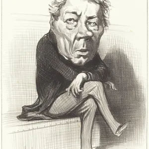 Print of a caricature, 1849 Print of a caricature, 1849