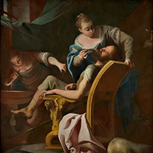 Dionysius, tyrant of Syracuse and his daughters removing his beard