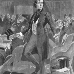 Disraeli's First Speech in the House of Commons Print (1837)