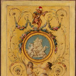Door panel from the Cabinet Turc of Comte d Artois at Versailles, 1781
