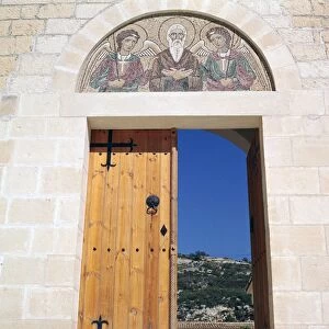 Doorway of Ayios Neophytos monastery near Paphos, 12th century