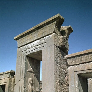 Doorway of the Palace of Darius, Persepolis, Iran