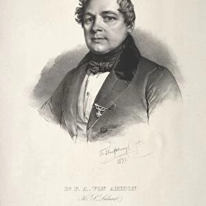Dr. Friedrich August von Ammon, 1838. Creator: Franz Seraph Hanfstaengl (German, 1804-1877)