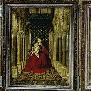 The Dresden Altarpiece (Triptych), 1437. Artist: Eyck, Jan van (1390-1441)
