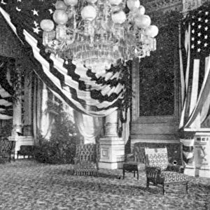East room of the White House, Washington, c1901