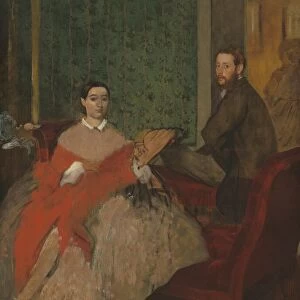Edmondo and Therese Morbilli, c. 1865. Creator: Edgar Degas