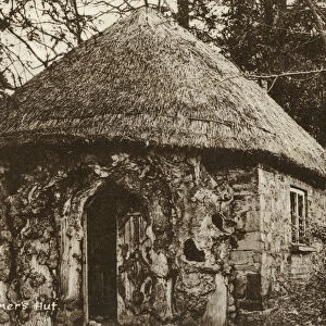 Edward Jenners thatched hut, Berkeley, Gloucestershire, 20th century. Artist:s Pead