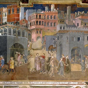 L Poster Print Collection: Ambrogio Lorenzetti