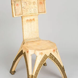 Eiffel Tower Chair, France, 1902. Creator: Carlo Bugatti