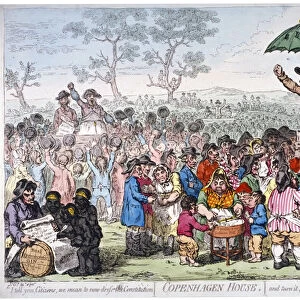 Election fair, Copenhagen Fields, London, 1795. Artist: James Gillray