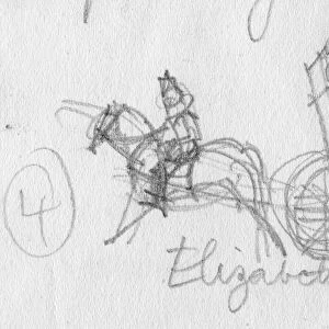 Elizabethan carriage, c1950. Creator: Shirley Markham