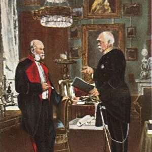 Emperor and Chancellor, 1871, (1936). Creator: Unknown