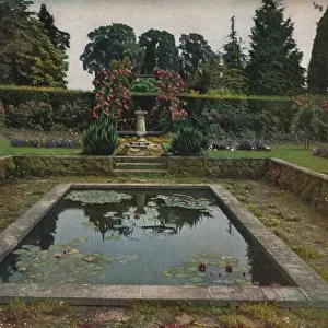 Enclosed Garden and Lily Pool at Gatton Park, Surrey, 1914