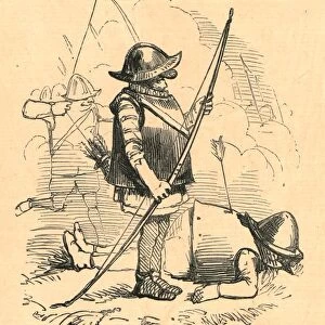 English Archer of the Period (from such a rare old print), 1897. Creator: John Leech