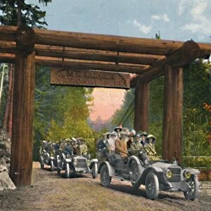 Entrance to Mount Rainier National Park, c1916. Artist: Asahel Curtis