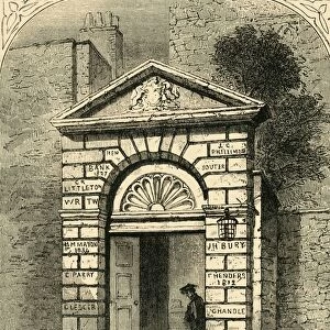 Entrance to Westminster School, (1881). Creator: Unknown
