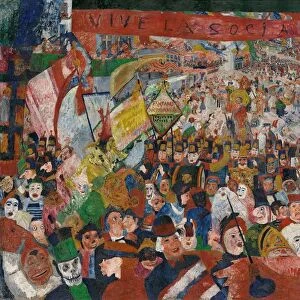The Entry of Christ into Brussels in 1889, 1888. Creator: Ensor, James (1860-1949)