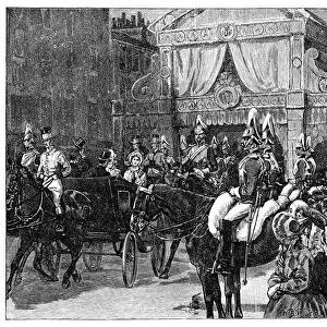 Entry of the Princess Alexandra into London, late 19th century