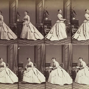 Esther David, 1866. Creator: Andre-Adolphe-Eugene Disderi