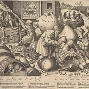 Everyman, ca. 1558. Creators: Pieter Bruegel the Elder, Pieter van der Heyden