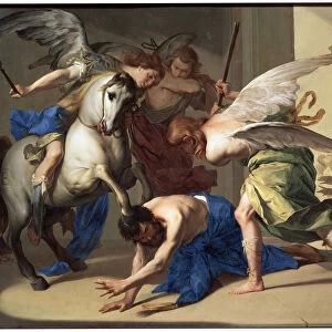 The Expulsion of Heliodorus from the Temple, c1650. Artist: Bernardo Cavallino