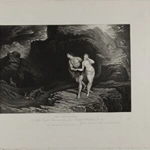The Expulsion, from Illustrations of the Bible, 1831. Creator: John Martin