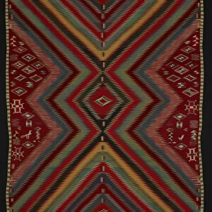 Eye-Dazzler Weaving, New Mexico, 1880/1900. Creator: Unknown