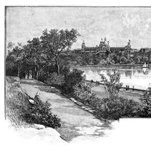 Farm Cove and the Garden Palace, Sydney, Australia, 1882 (1886)Artist: Henry Fullwood