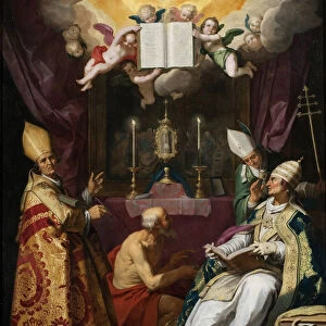 The Four Fathers of the Latin Church. Artist: Bloemaert, Abraham (1566-1651)