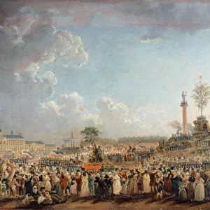The Festival of the Supreme Being at the Field of Mars, 8 June 1794, 1794