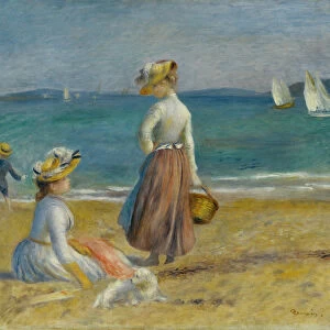 Figures on the Beach, 1890. Creator: Pierre-Auguste Renoir