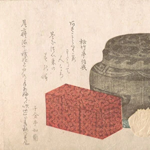 Fire-Holder and Tea-Box, 19th century. 19th century. Creator: Shinsai