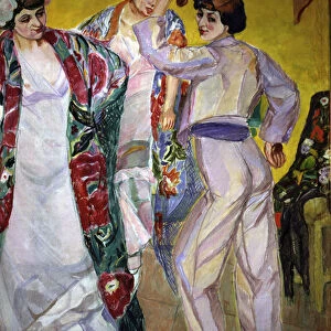 Flamenco venue by Francisco Iturrino, 1917