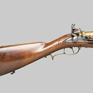 Flintlock "Hand Mortar"Gun, Germany, 1740. Creator: Unknown