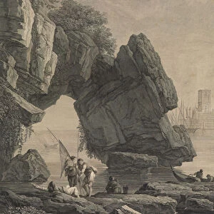 The Florentine Fishermen, ca. 1770. Creator: After Joseph Vernet (French, Avignon 1714-1789)
