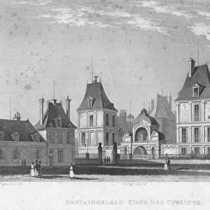 Fontainebleau, Cour Des Cuisines, c1830. Artist: T Owen