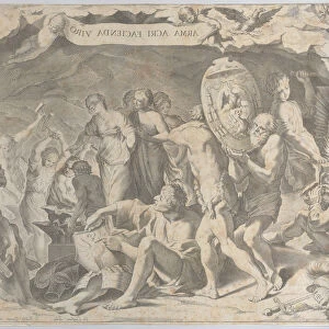 The Forge of Vulcan, 1620-47. Creator: Johann Friedrich Greuter