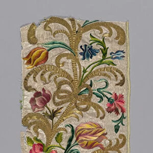 Fragment (Needlework), Europe, 1750 / 1800. Creator: Unknown