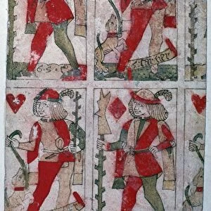 French playing cards, 15th century