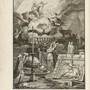 Frontispiece to Freemasonry by Alexandre Lenoir