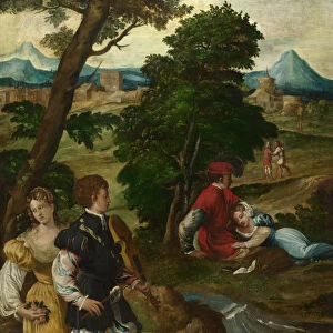 The Garden of Love, c. 1535-1550. Artist: Bernardino da Asola (1490-1535)