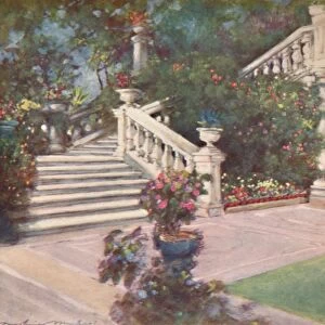 A Garden, Rome, 1903. Artist: Mortimer L Menpes