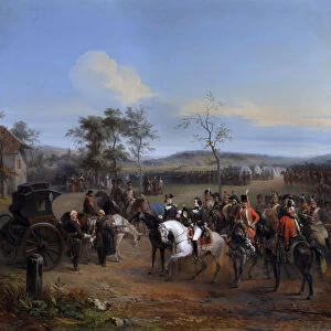 General Despret and Louis-Philippe, Duke of Chartres at Gravelotte, July 1792. Artist: Charpentier, Eugene Louis (1811-1890)